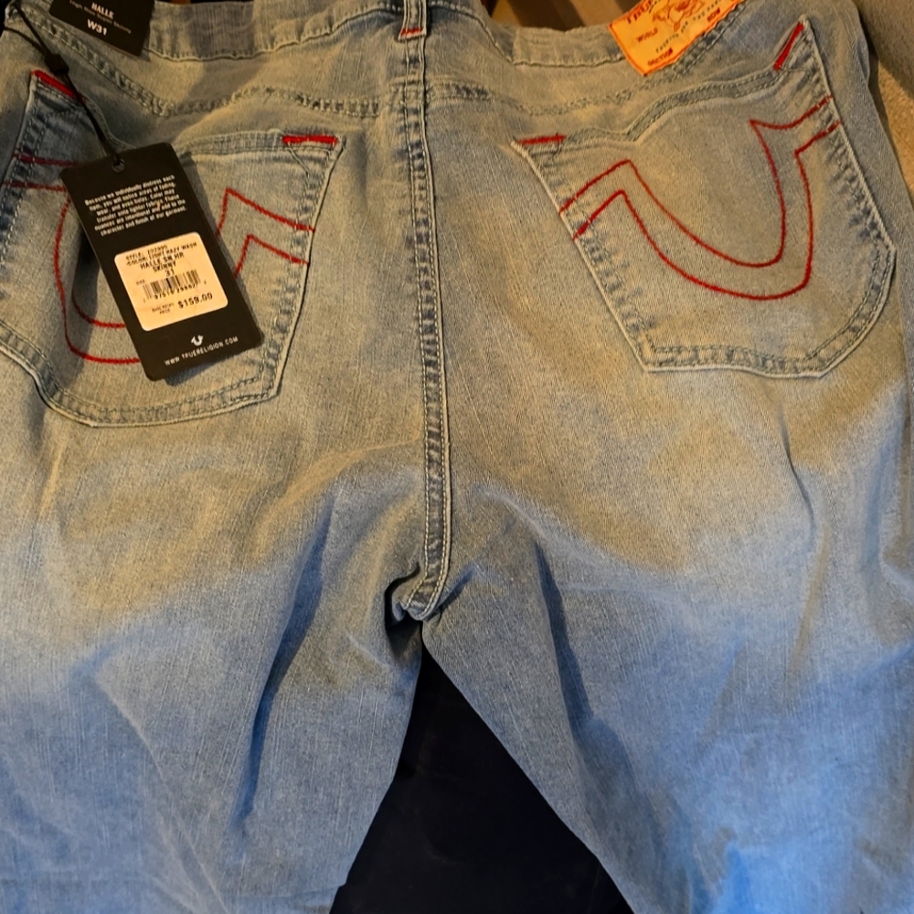 True Religion size W31t Color Light Hazy Wash